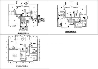 別墅建筑中央空調(diào)工程系統(tǒng)設計CAD施工圖——建筑裝飾工程設計及施工一體化方案